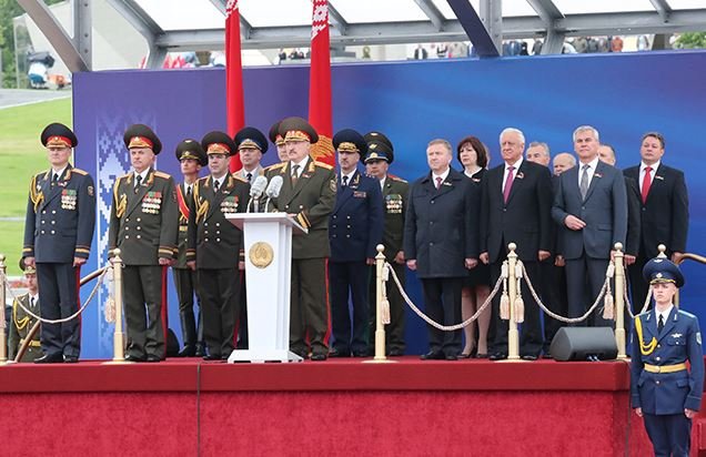 Парад в честь Дня Независимости прошел в Минске.