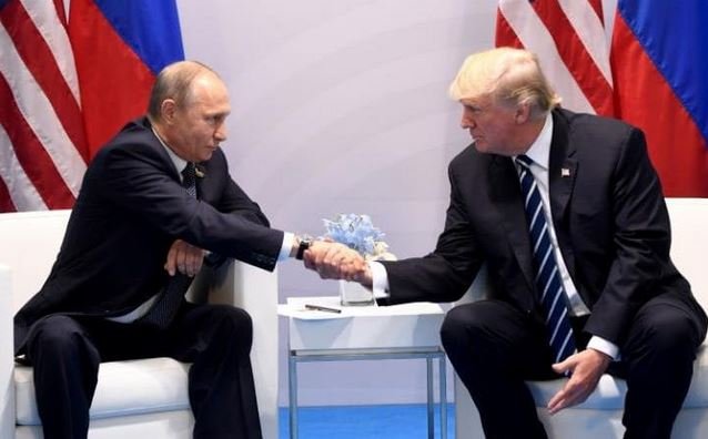 Путин и Трамп встретились на полях саммита G20 в Гамбурге. 