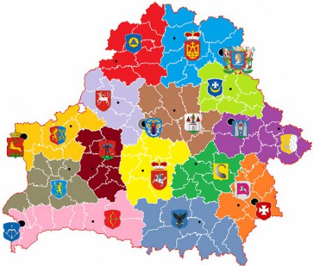 Виды и характеристика административно-территориальных единиц Беларуси.