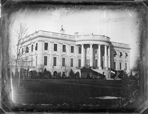 Белый дом США Вашингтон 1800 год фото