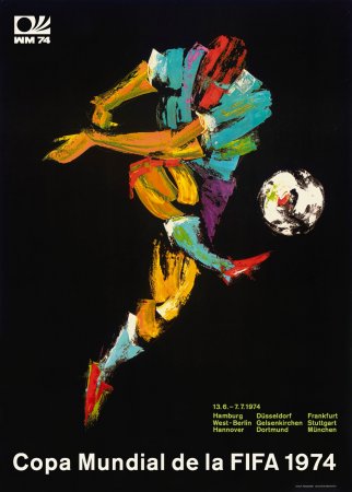 Как это было: официальные плакаты Чемпионатов мира по футболу разных годов