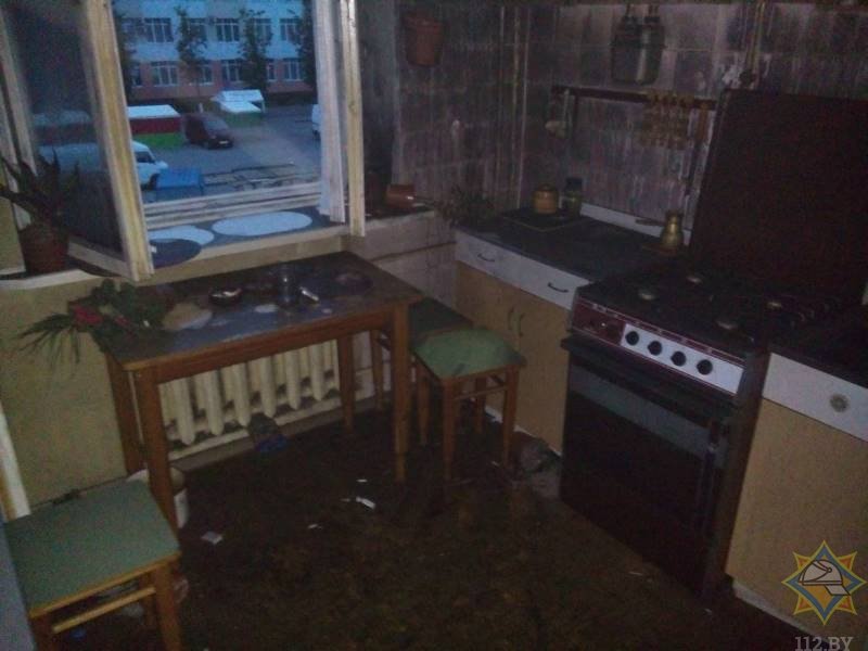В Витебске из-за пожара эвакуировали 9 человек