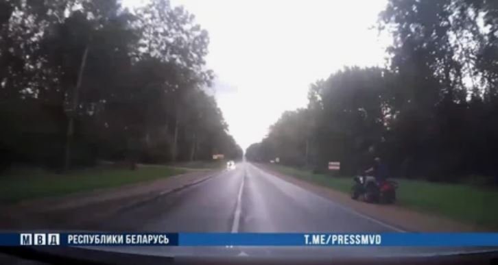 В Минской области остановили пьяного водителя квадроцикла