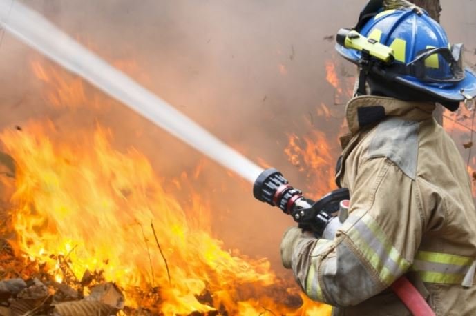 Пожар в железнодорожной прачечной Бреста уничтожил 500 кг белья
