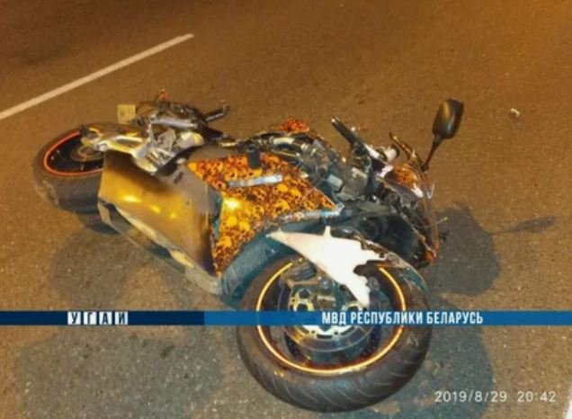 В Новополоцке насмерть разбился байкер на «Хонде»