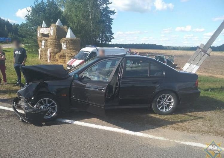 ДТП в Узденском районе: столкнулись BMW и Renault