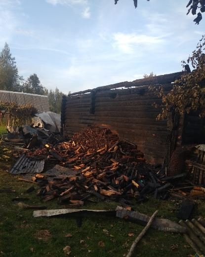 В Шкловском районе на пожаре погибла женщина