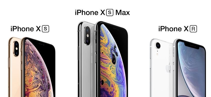 iPhone XR, X, XS