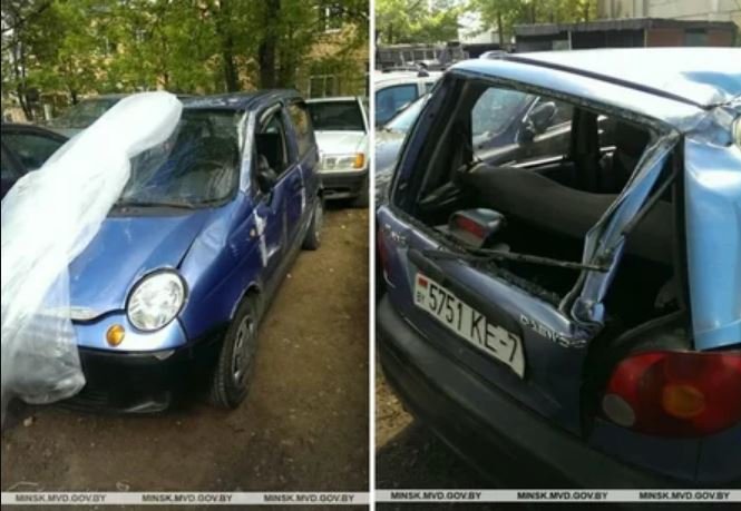 В Минске пьяный мужчина угнал авто и совершил массовое ДТП