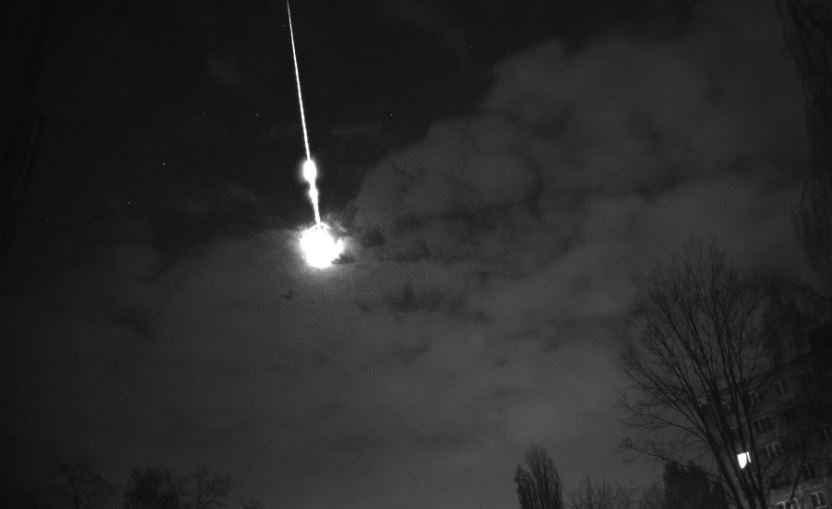 В ночь на 4 ноября над Минском пролетел метеор