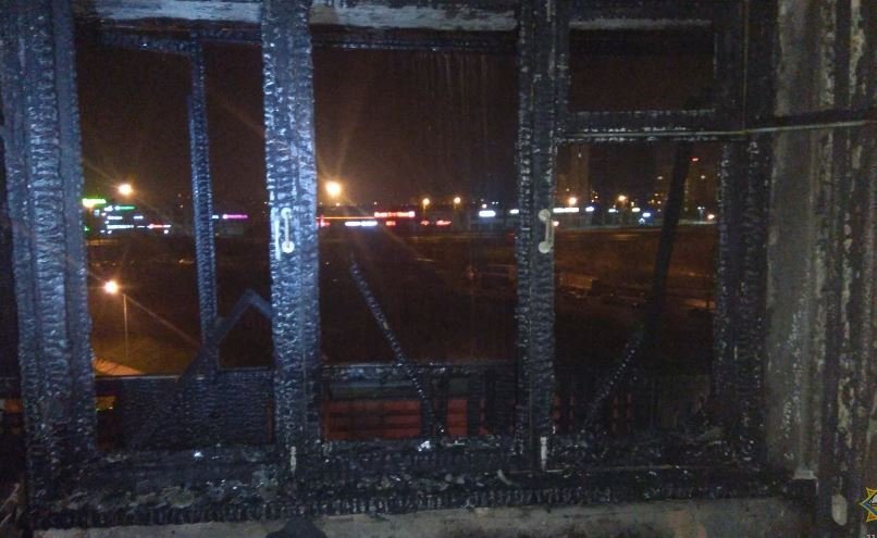 В Минске ночью произошел пожар в общежитии Моторного завода