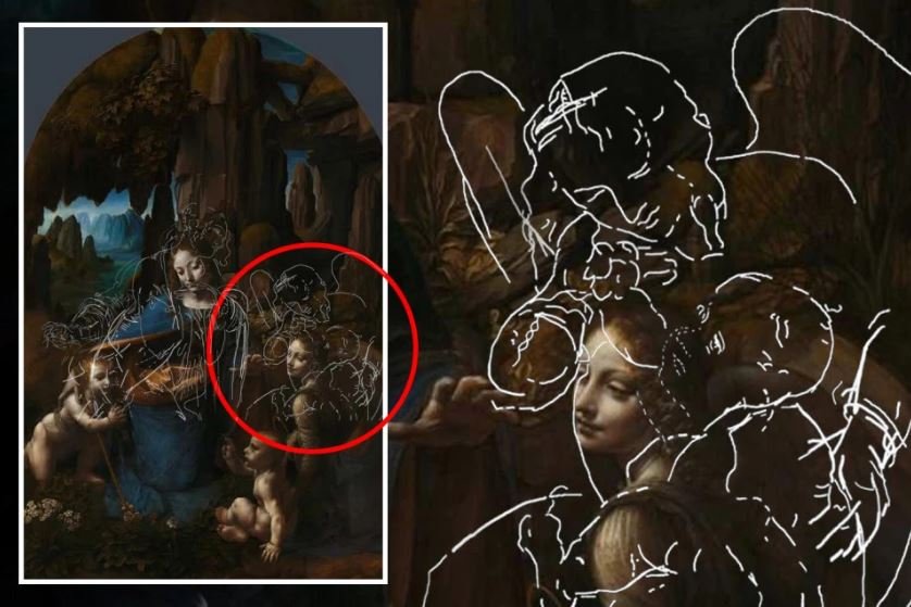 Скрытый «Иисус» найден под знаменитой картиной Леонардо да Винчи