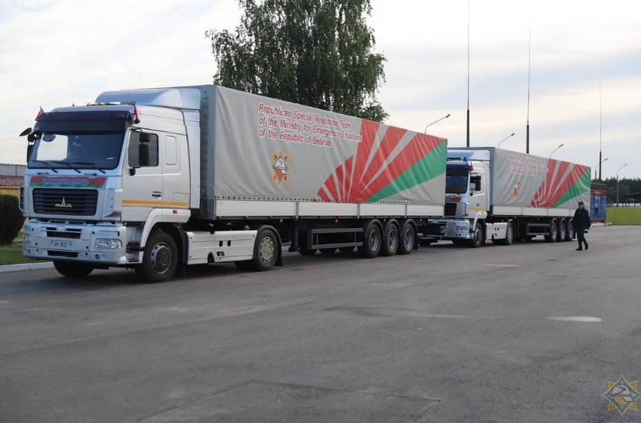 Беларусь направила гуманитарную помощь Украине