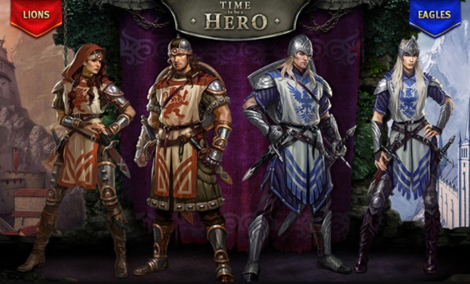 Описание онлайн игры «Время для героев»