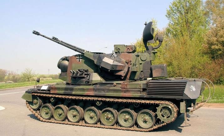 ВС России уничтожили немецкую боевую машину Gepard под Николаевым