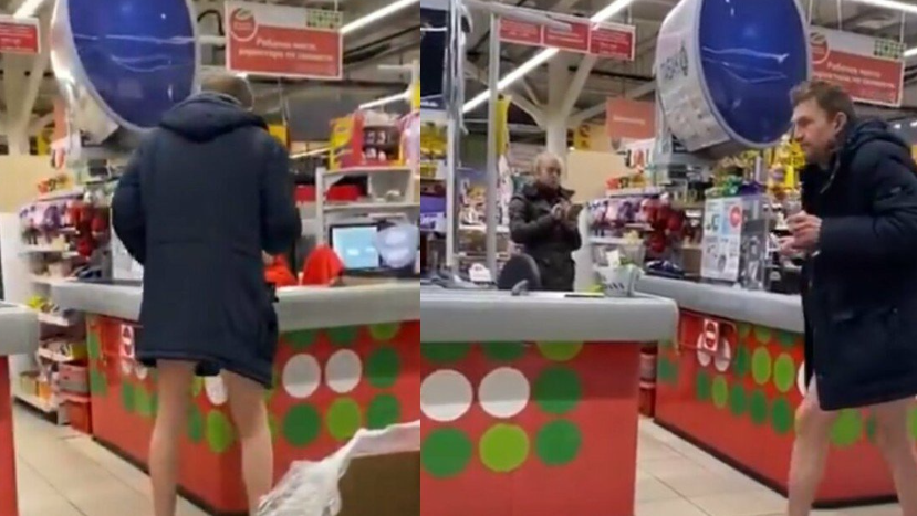 Мужчина в Барановичах забыл надеть штаны, спеша в магазин за спиртным