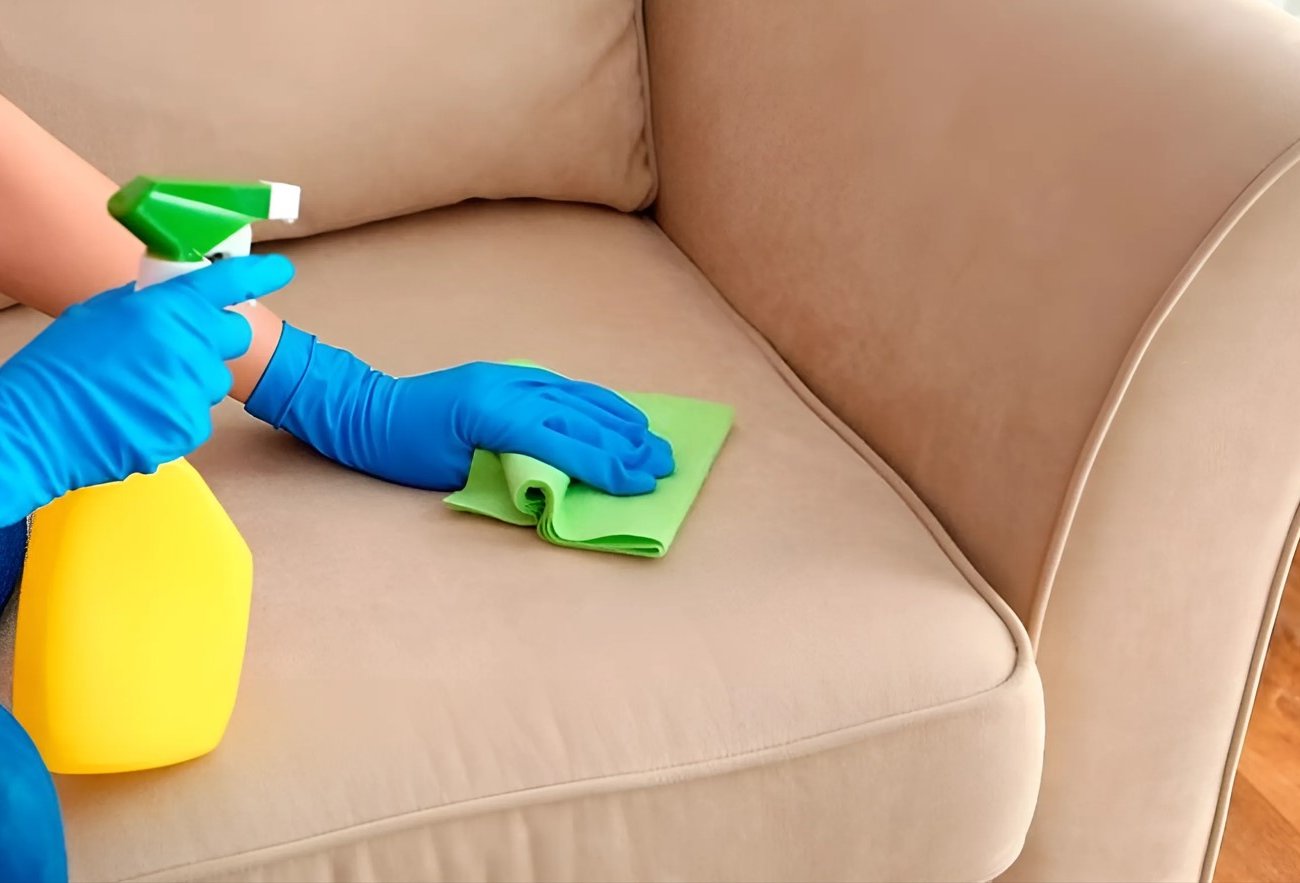 Как отчистить засаленный диван: попробуйте состав из 3 домашних ингредиентов