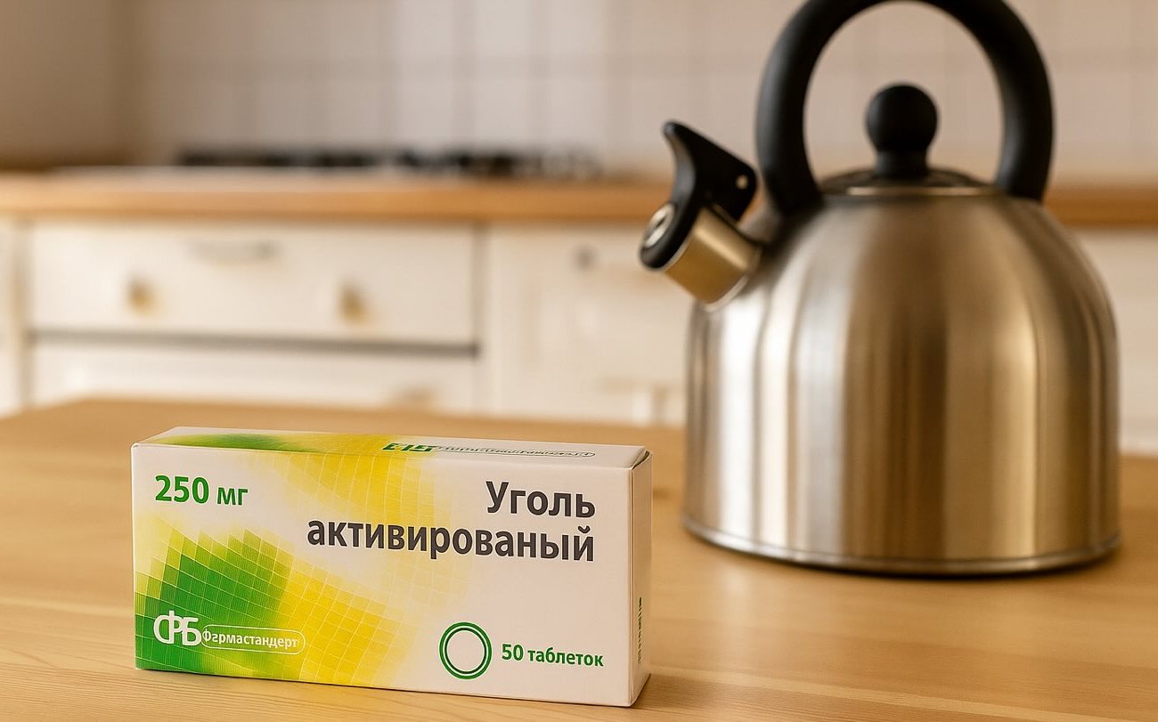 Чайник будет блестеть как новый: копеечное средство из аптеки вернет блеск за минуты