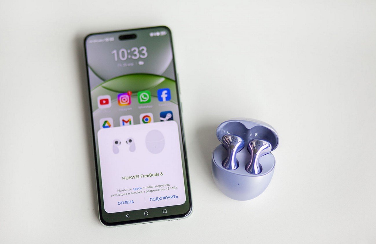 Huawei FreeBuds 6: изящные беспроводные наушники с детализированным звучанием