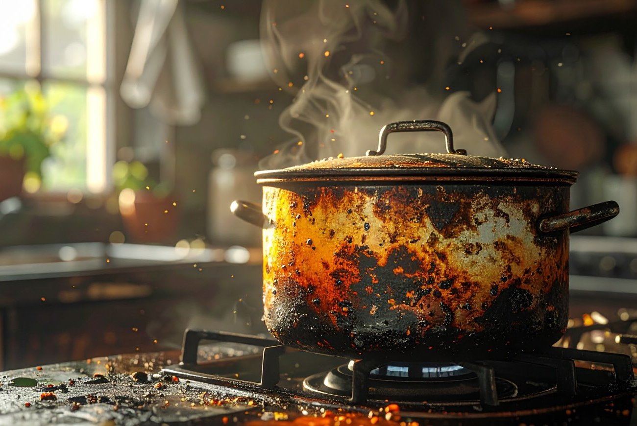 Пригоревшая кастрюля засияет как новая: поможет горчичный порошок