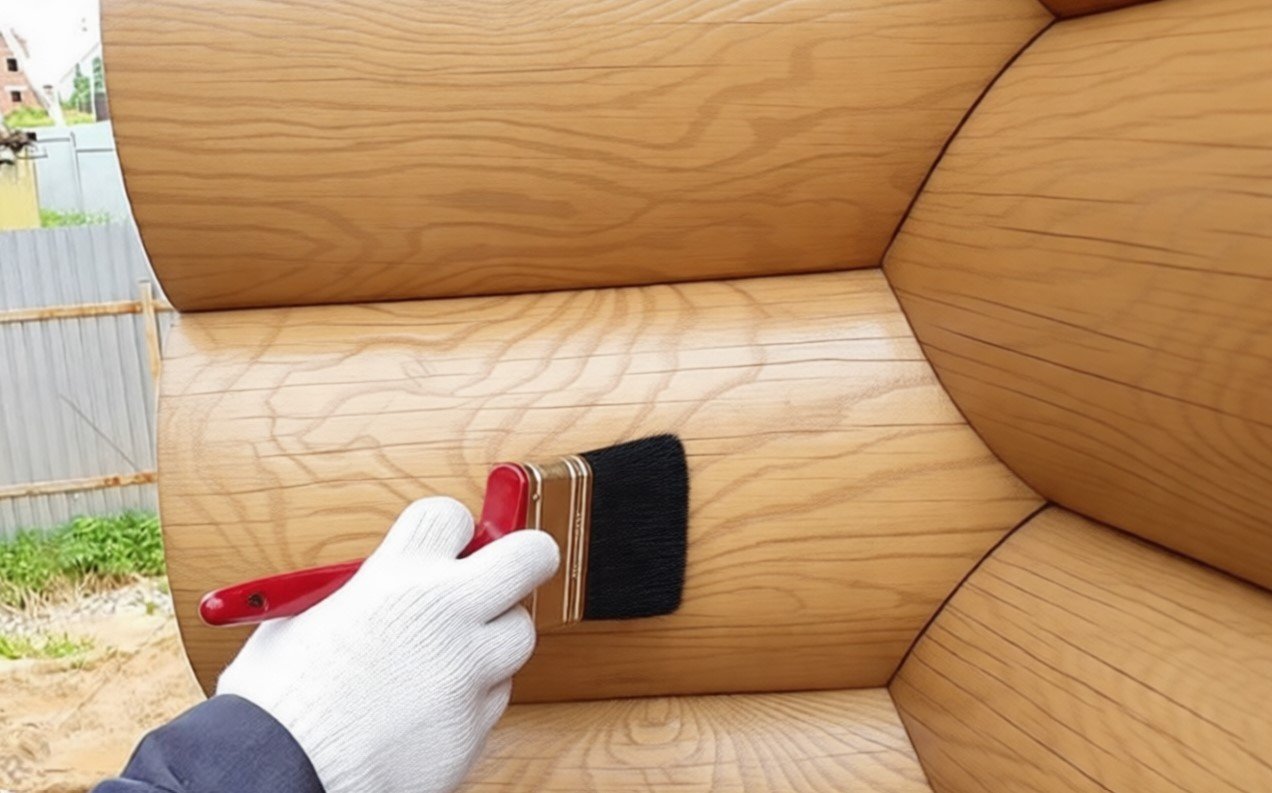 Как защитить дом из древесины от растрескивания: проверенная десятилетиями пропитка без затрат