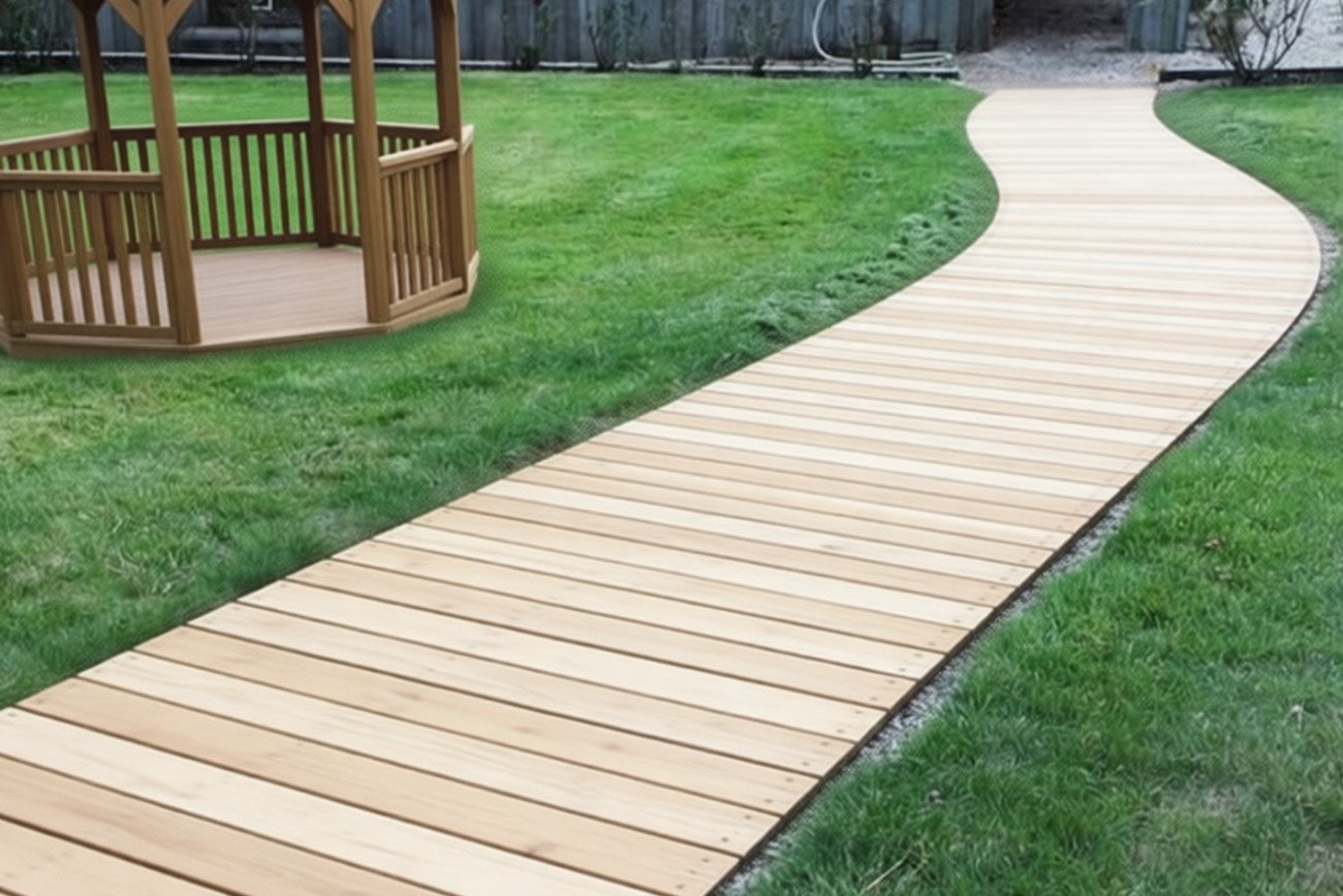 Деревянные садовые дорожки прослужат 20 лет: доступная домашняя пропитка без затрат и помощи мастера