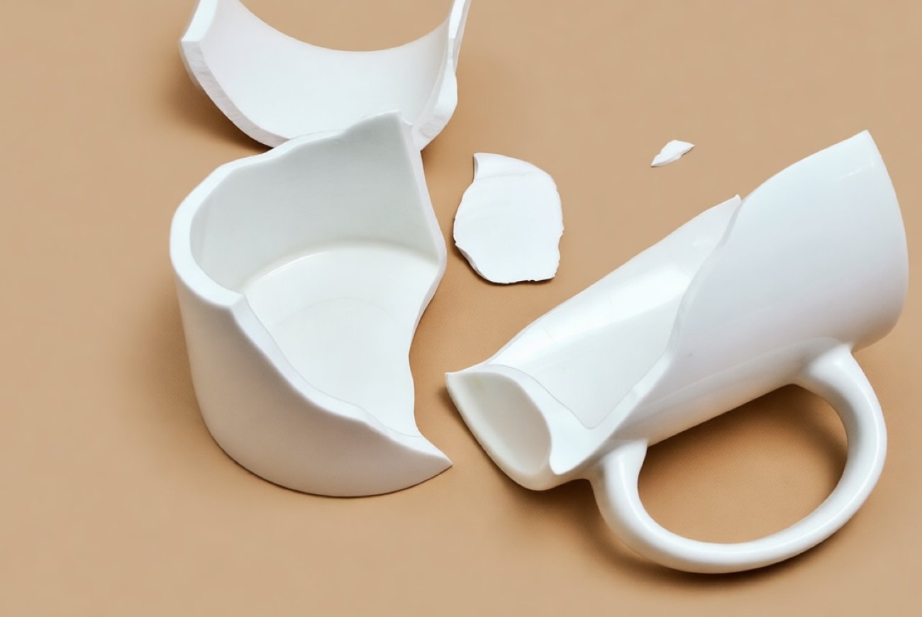 Разбитый фарфор обретёт вторую жизнь: метод крепкой склейки без видимых следов с помощью песка