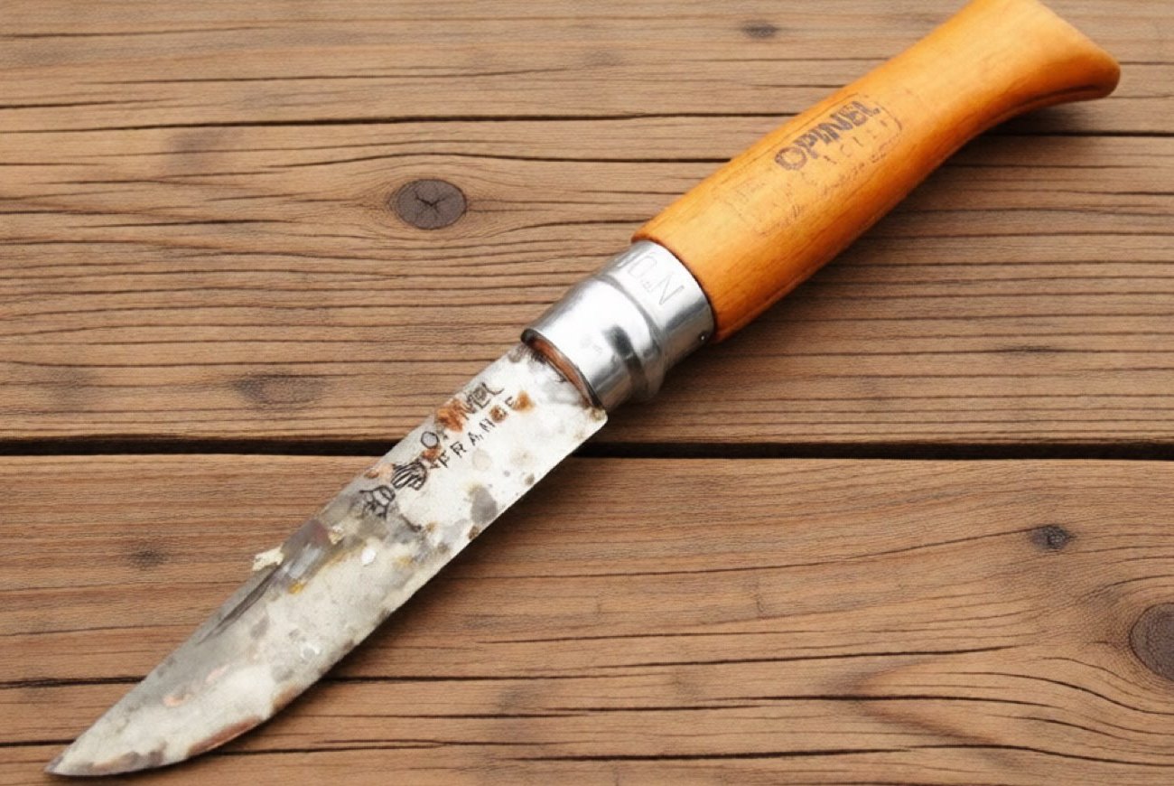 Ржавый нож засияет как новый: простой способ очистки домашним средством