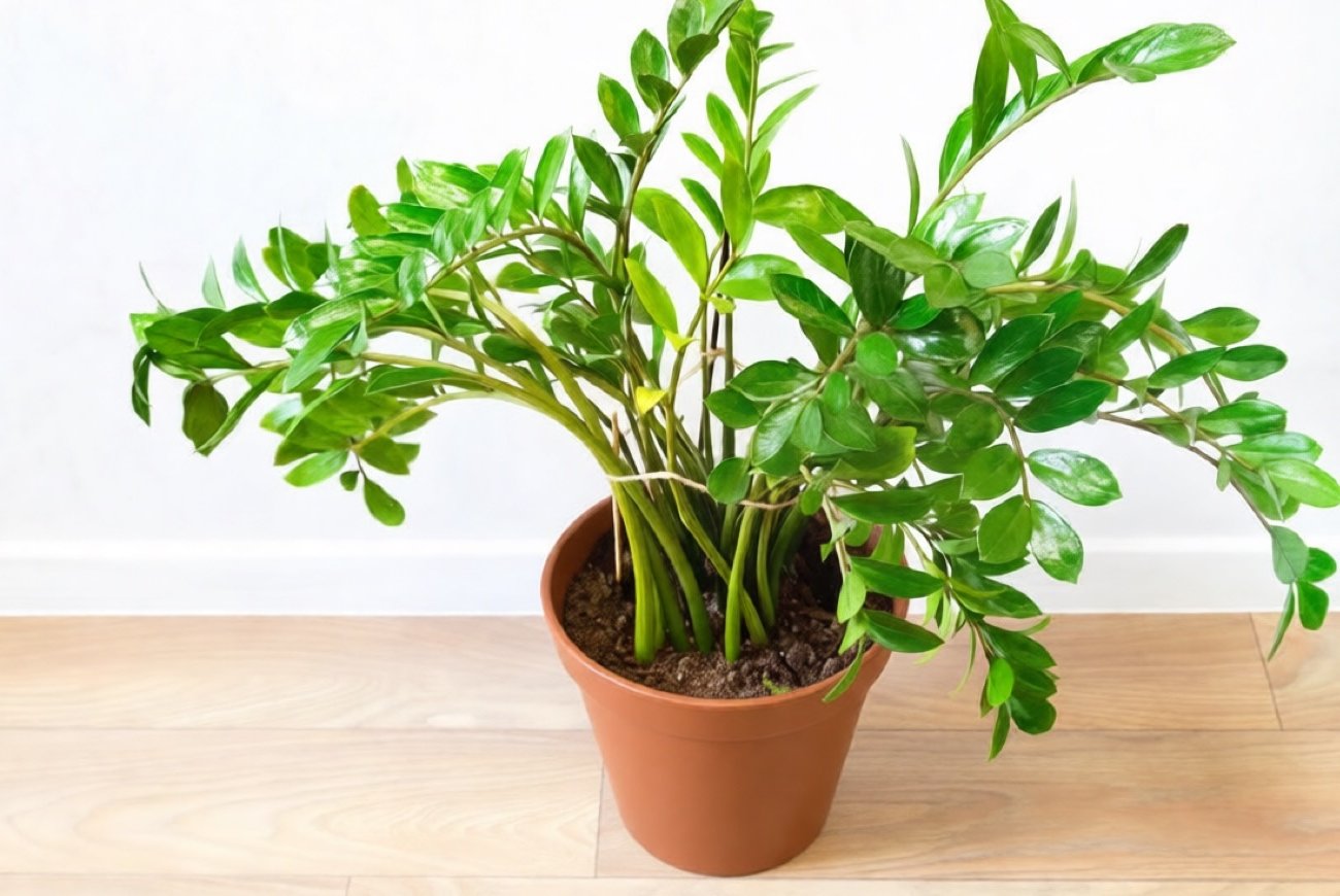 Замиокулькас разваливается в стороны и теряет вид: 3 действия для идеальной формы растения