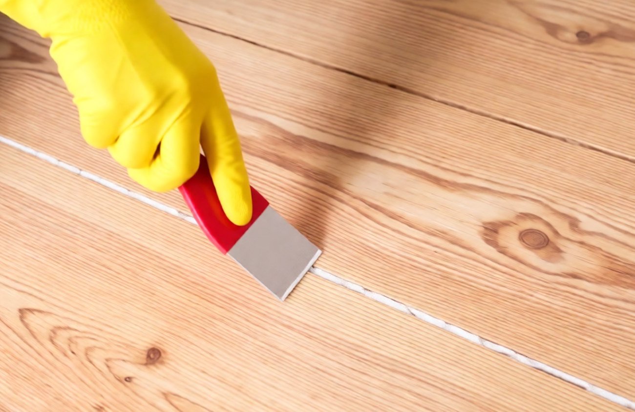 Как заделать щели в деревянном полу без затрат: способ с подручными материалами без помощи специалиста