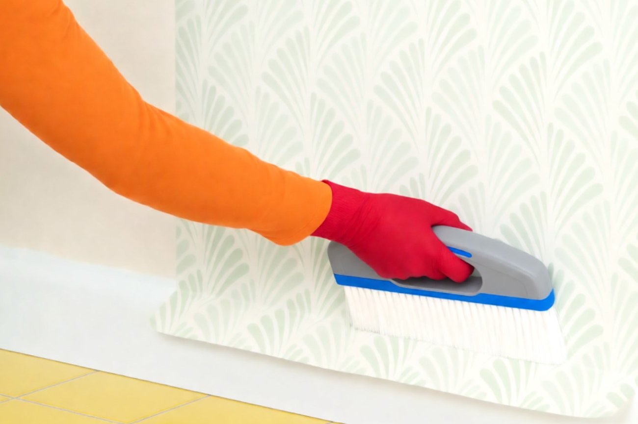 Как избавиться от пузырей при поклейке обоев: два простых способа без затрат и вызова мастера