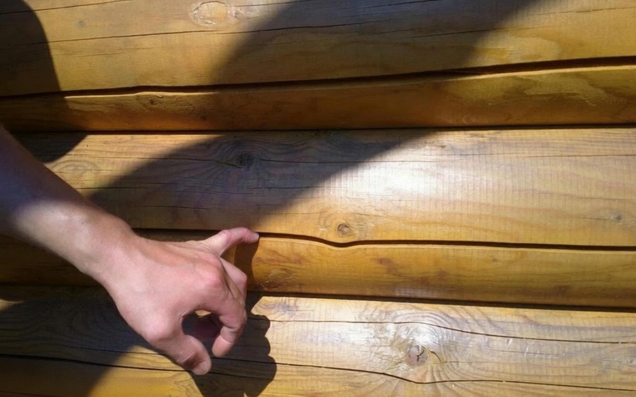 Как устранить трещины в бревенчатом доме: простой двухкомпонентный состав решает проблему