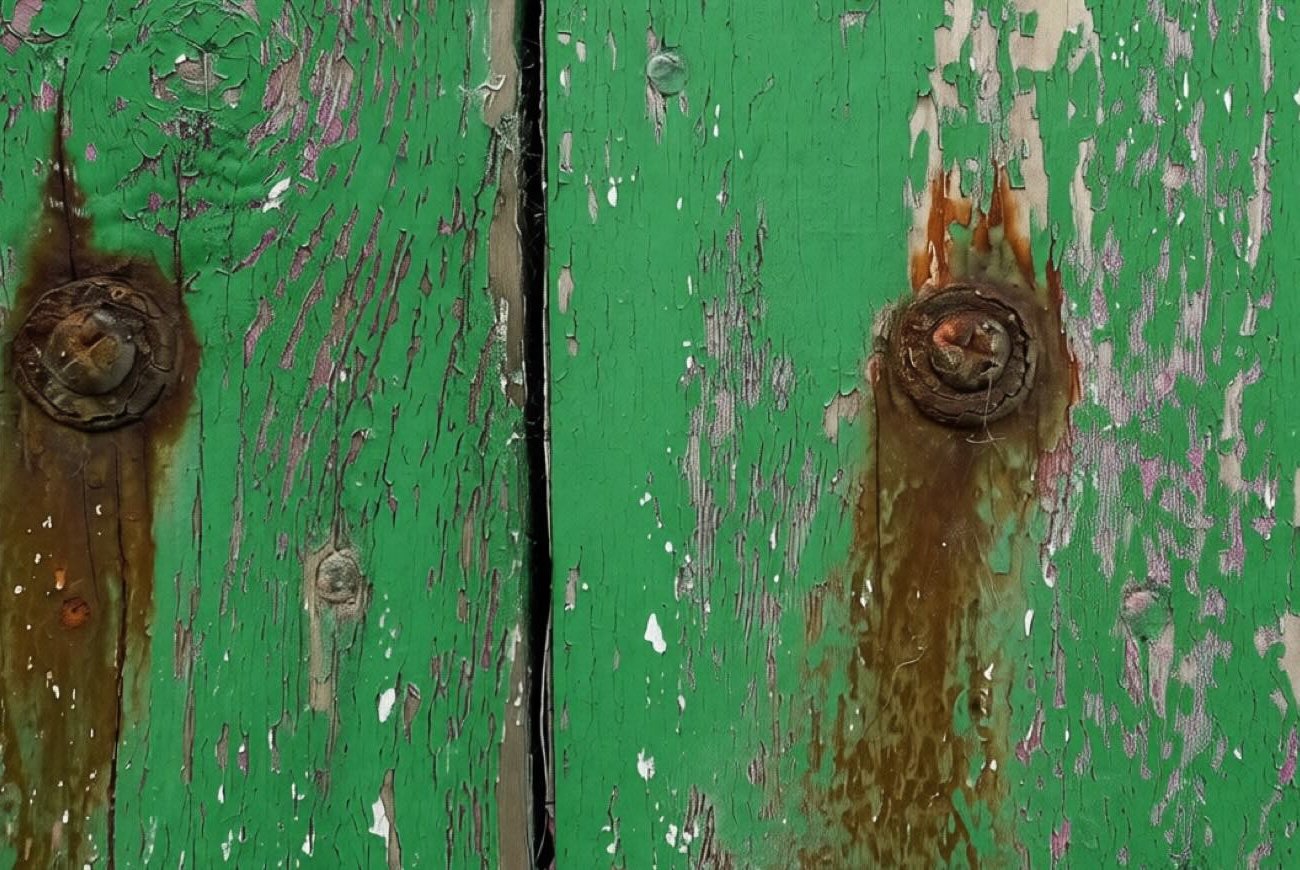 Как убрать рыжие подтёки от саморезов с древесины: копеечный метод с моментальным эффектом