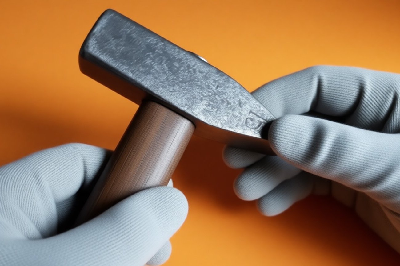 Как надёжно закрепить головку молотка к рукоятке: метод без клиньев и лишних затрат