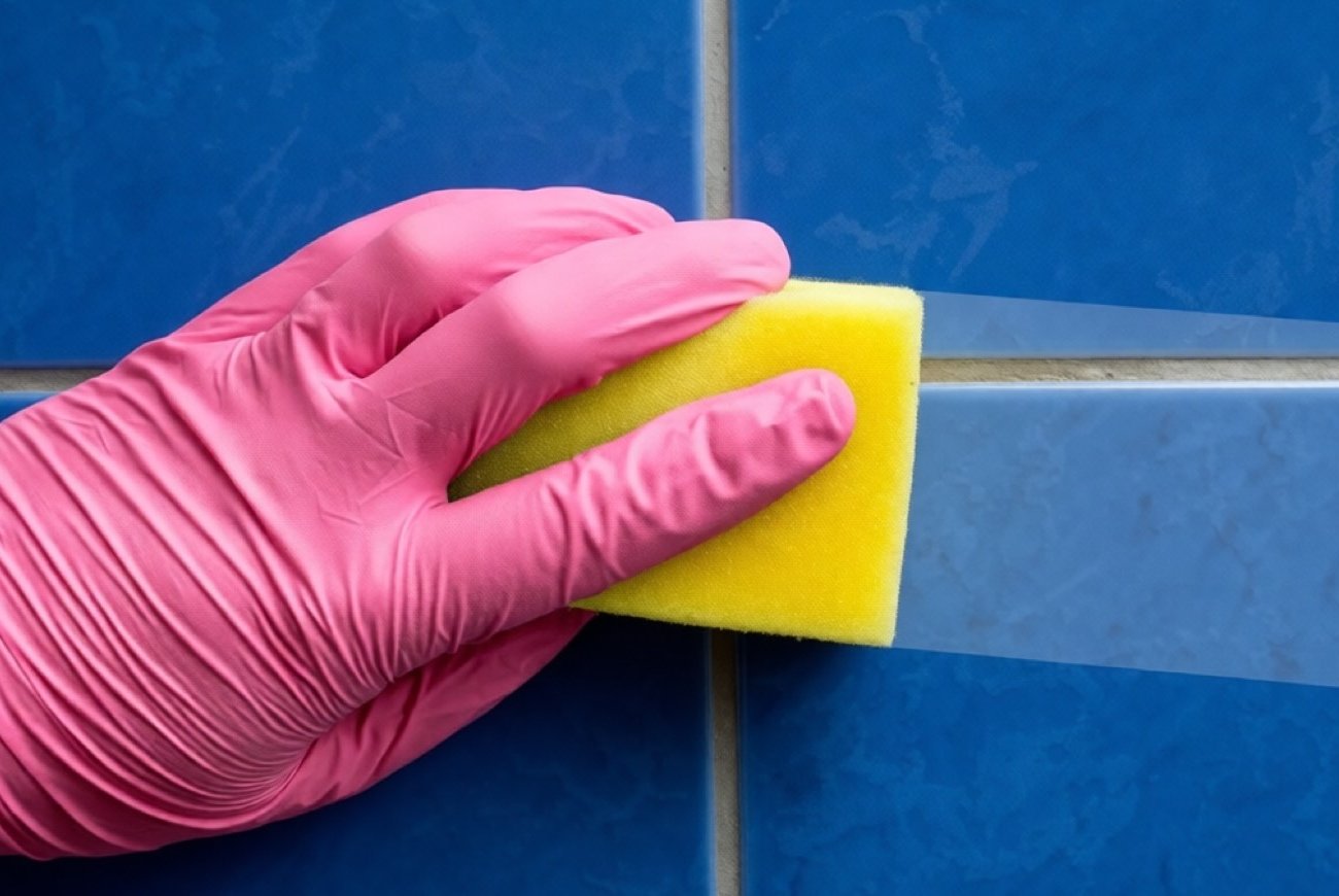 Межплиточные швы в ванной станут как новые: простой метод очистки с солью