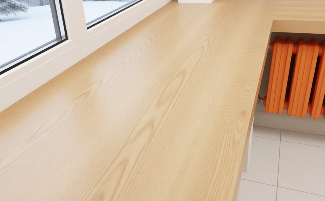 Как сделать подоконник из остатков ламината: практичное решение для дома без помощи мастера