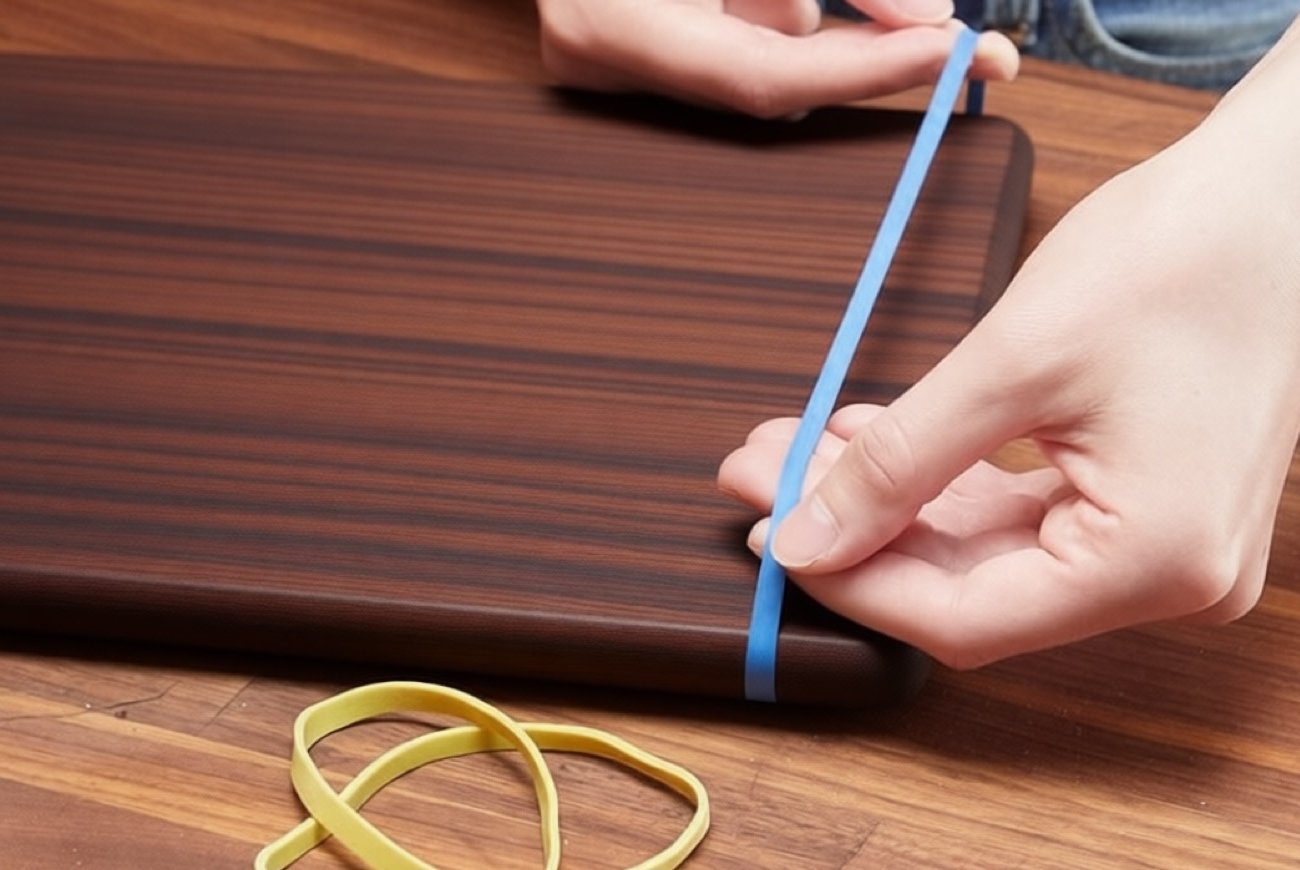 Как закрепить разделочную доску на столешнице: простой трюк решит проблему за секунду