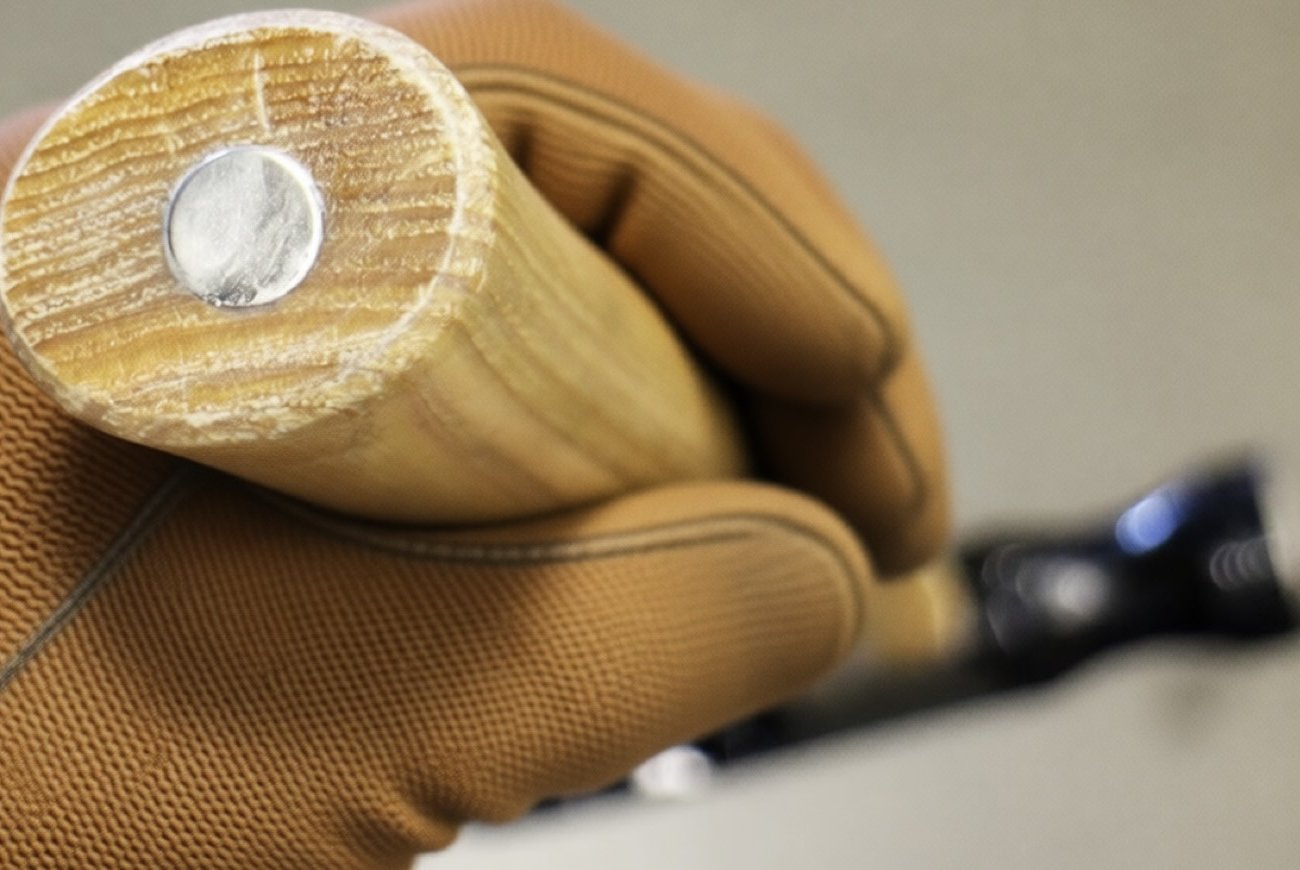 Приклеил магнит на ручку молотка и работа пошла быстрее: полезный трюк от опытных мастеров