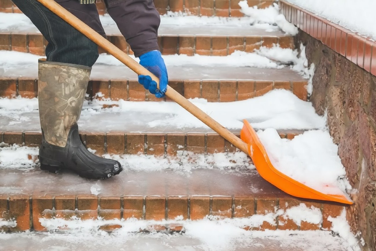Наледь на ступенях исчезнет без усилий: копеечное автомобильное средство вместо дорогих реагентов