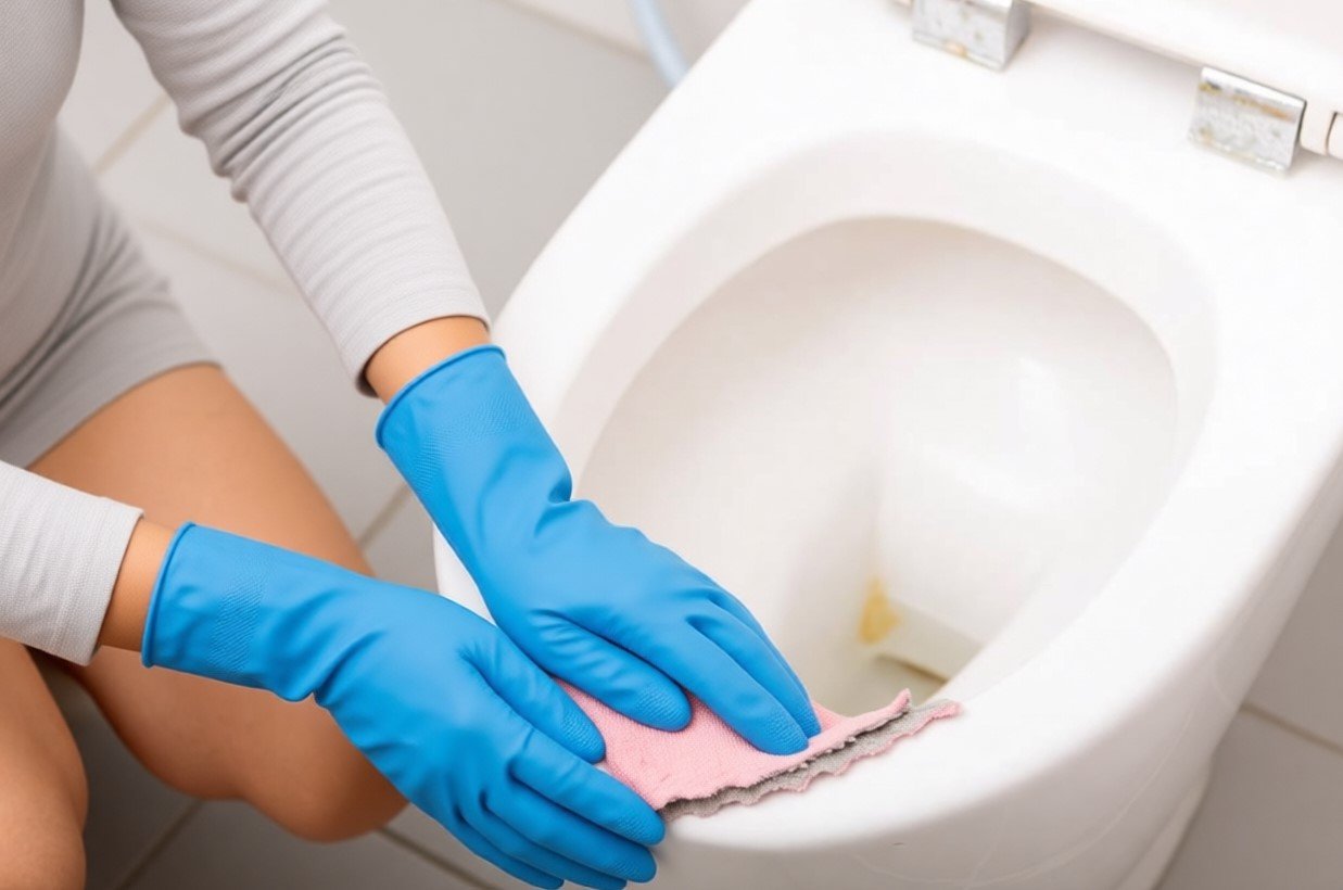 Как избавиться от желтого налета в унитазе без дорогой химии и клининга: быстрый домашний способ