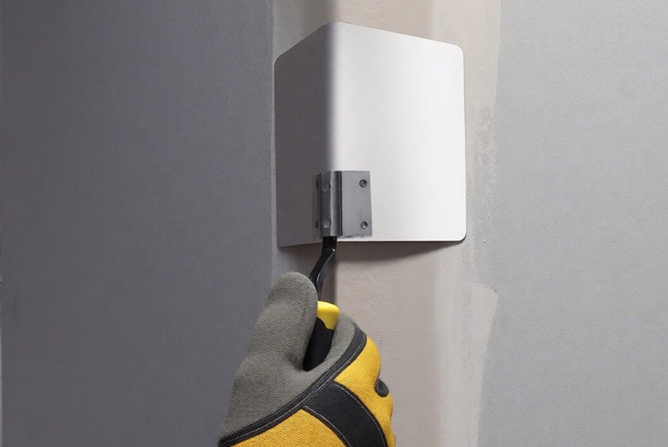 Как ровно зашпаклевать углы без вызова мастера: простой метод с уголком