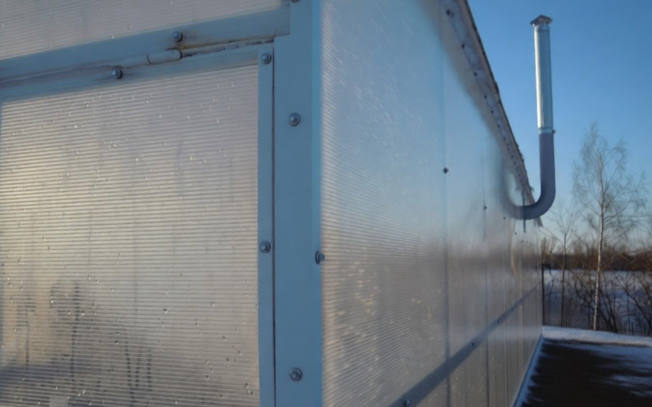 Как правильно закрепить поликарбонат без трещин: правила использования крепежа