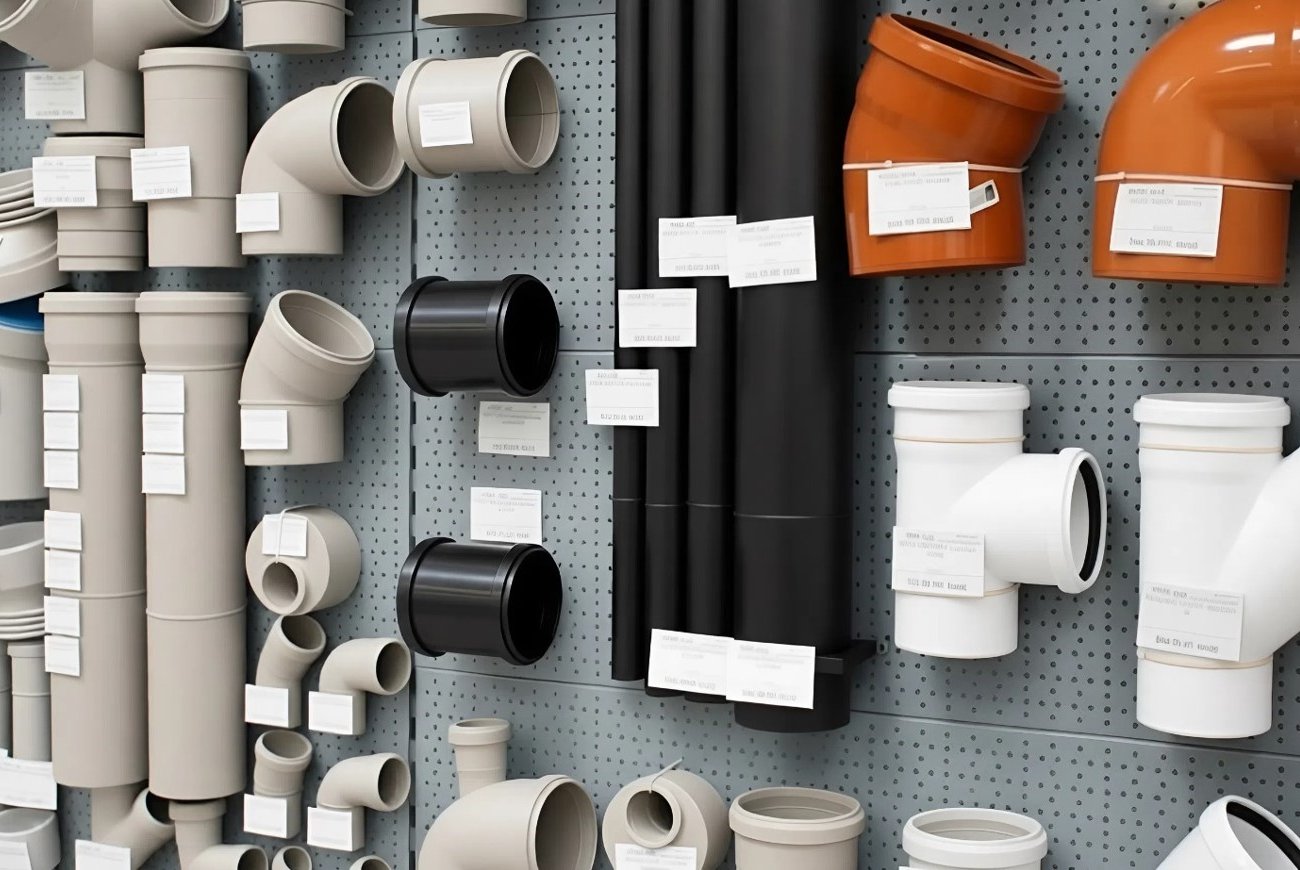 Серые, красные, белые и черные канализационные трубы: запомните характеристики, чтобы не ошибиться при покупке