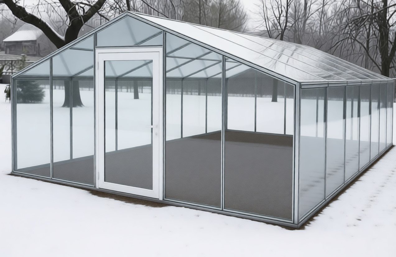 Один прибор в теплице — и снег исчезает: два проверенных способа для защиты поликарбоната