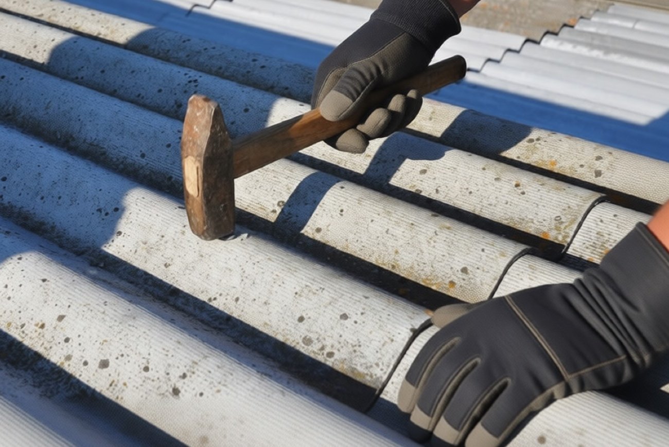 Шифер больше не будет трескаться при монтаже: запомните правило забивания гвоздей