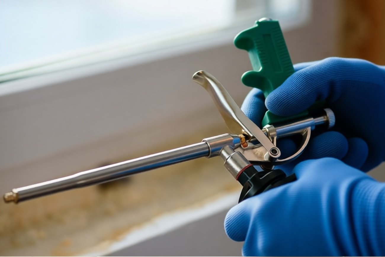 Как работать с пистолетом для монтажной пены без ошибок: проверенная инструкция для новичков