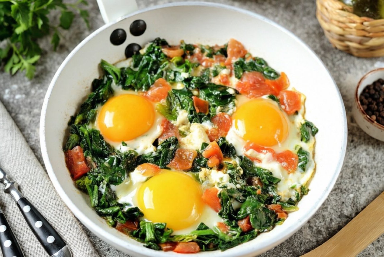 Максимум кальция за один завтрак: секрет правильного сочетания яйца и зелени