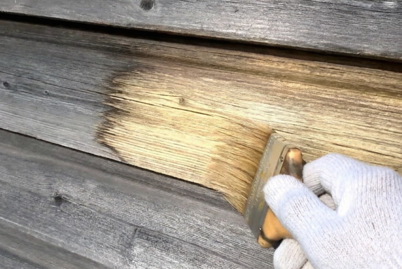 Как отбелить потемневшую древесину без шлифовки: простой способ с двумя домашними средствами