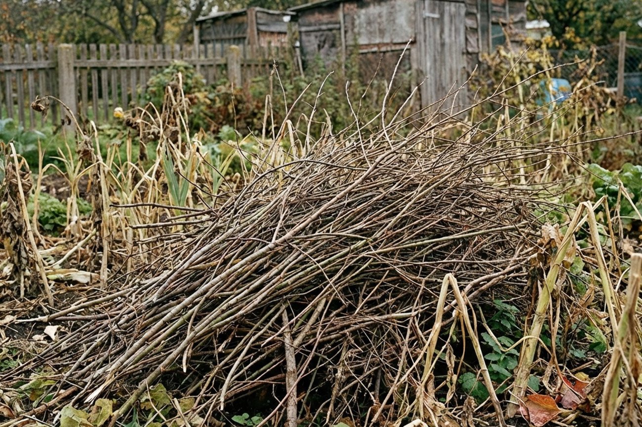 Не выбрасывайте ветки после обрезки – 12 способов превратить их в пользу и украшение для дачи