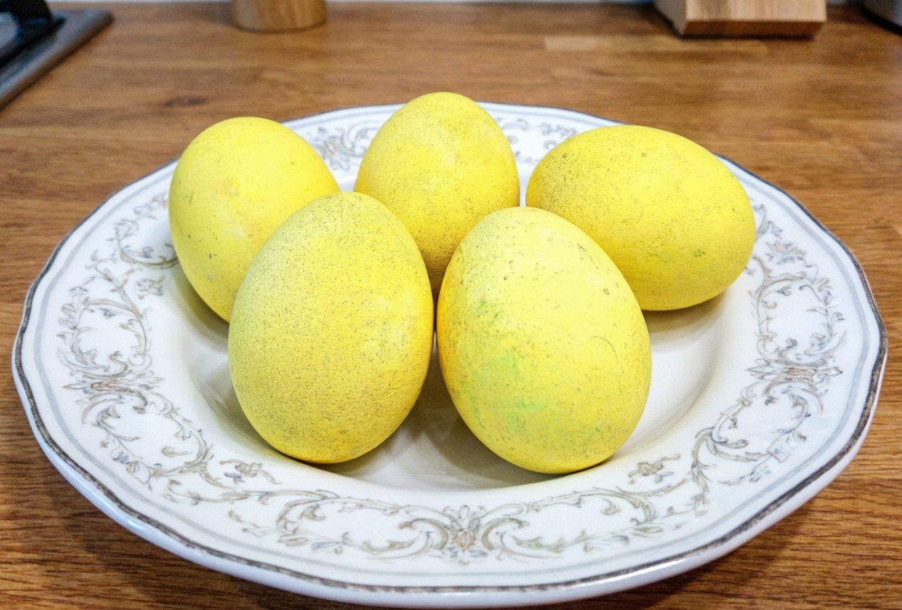 Как покрасить яйца к Пасхе без куркумы и шелухи: секрет ярко-желтых крашенок из одной приправы